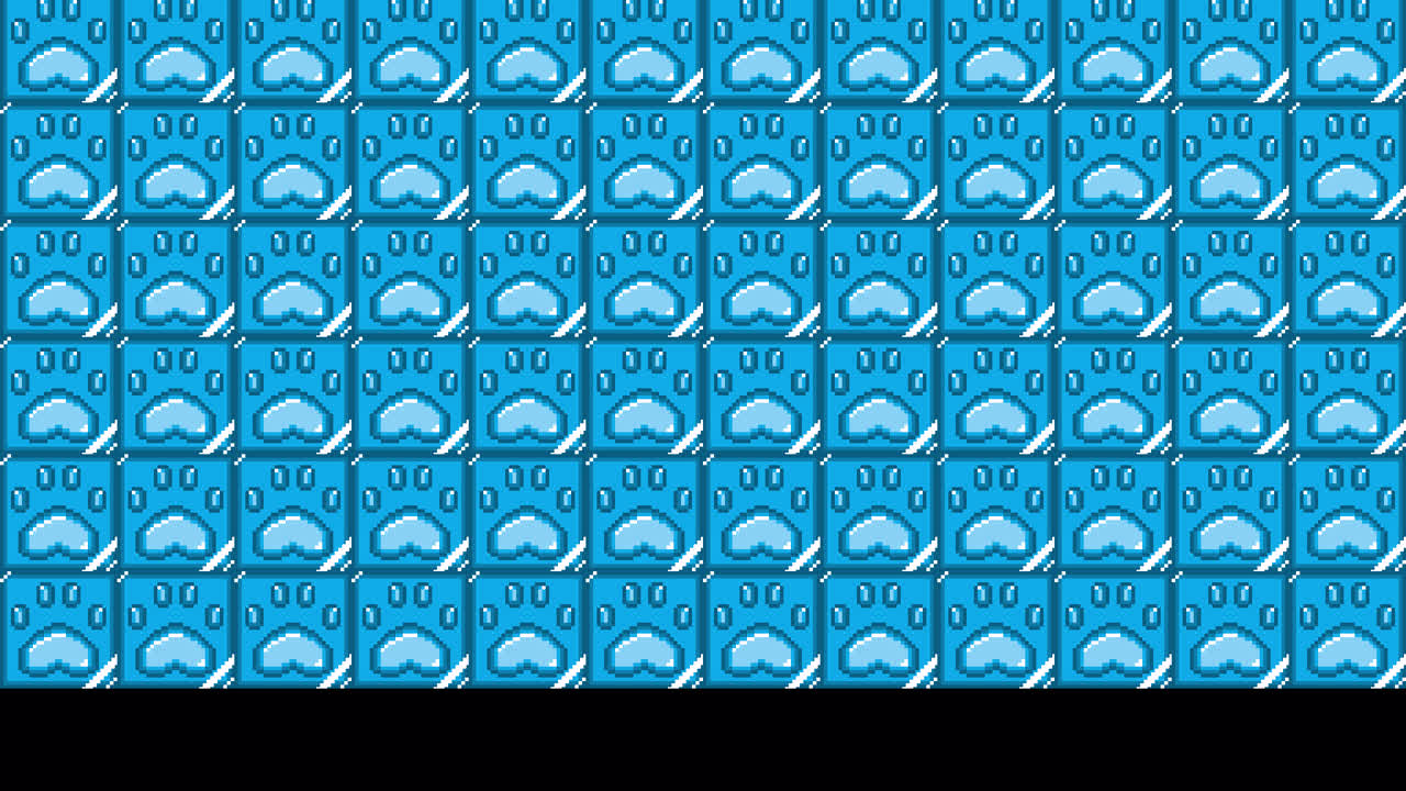 Pixel art tile paw Transitions. 1080p - 30 fps - Alpha Channel (2)