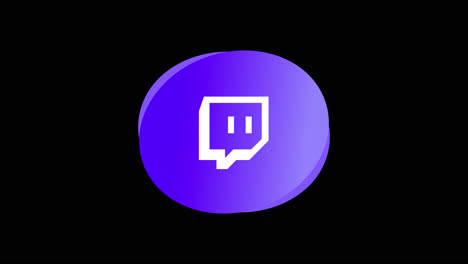 El logotipo de twitch