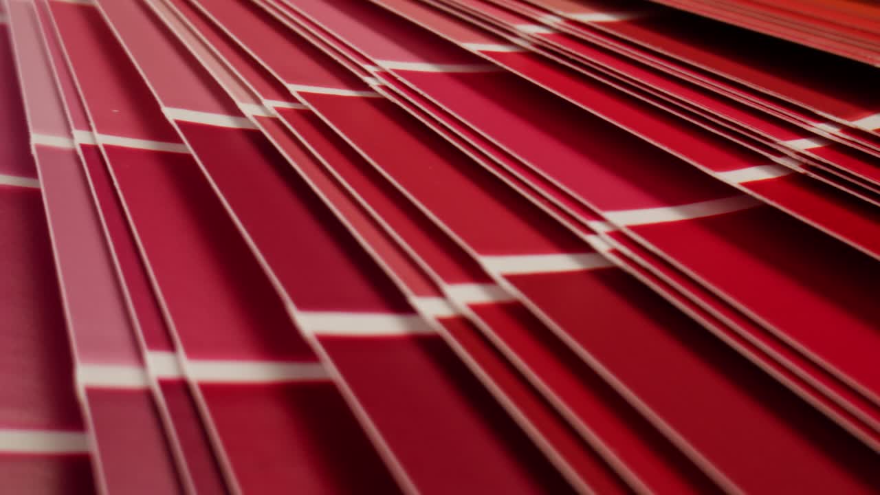 muestras de color rojo