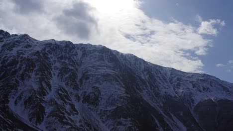 Mountains-with-carvasses-covered-in-snow-in-Kazbegi-Georgia-on-Russian-border-caucasus