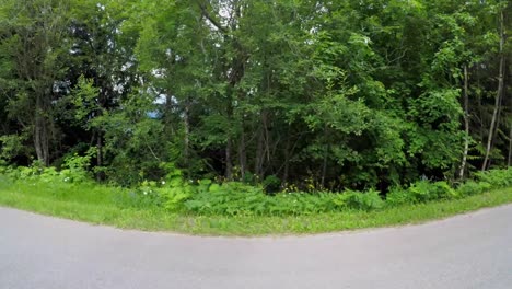 man rides a skateboard on the road 4k