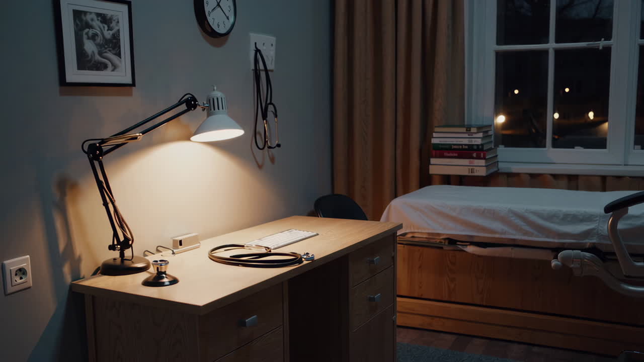 Doctor's Office at Night