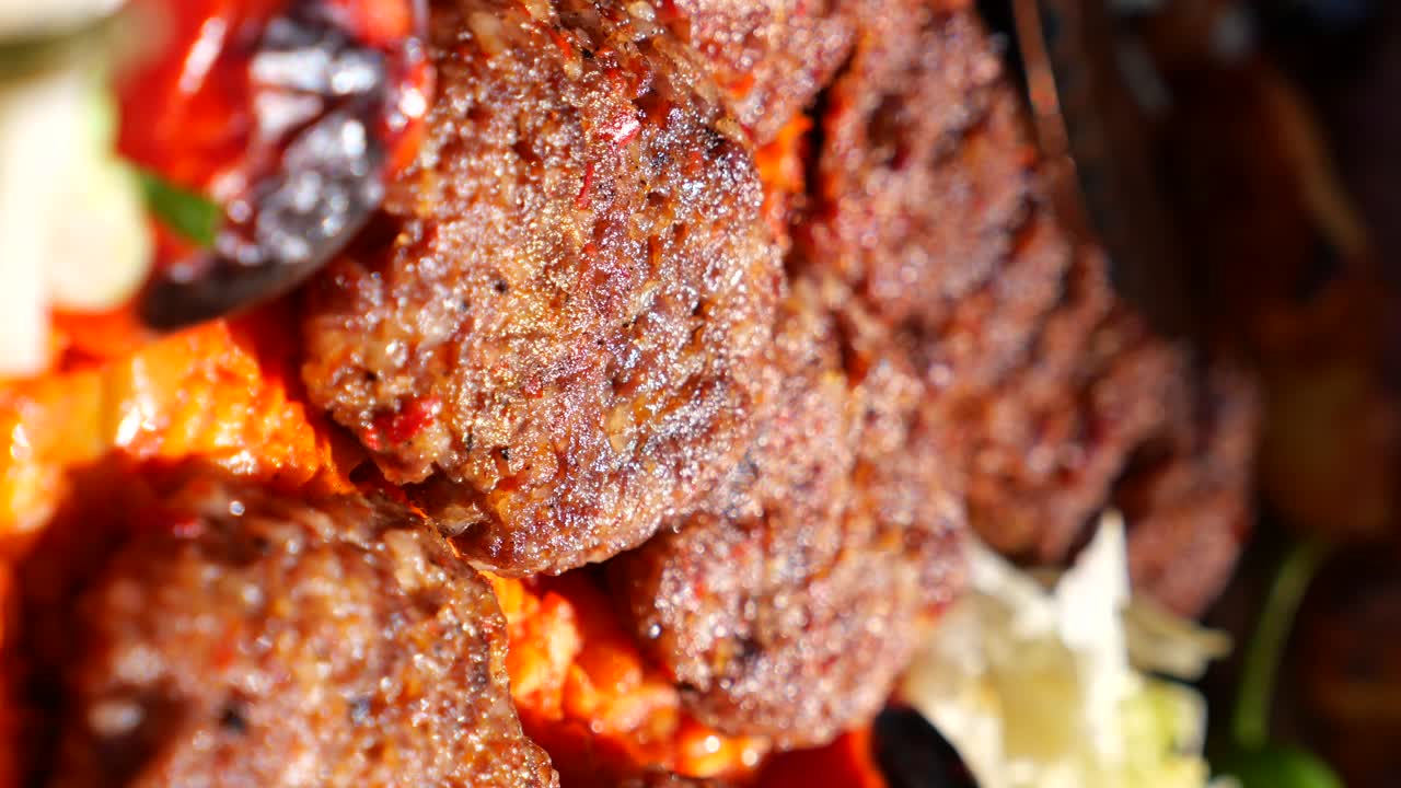 Close-up of Adana Kebabı