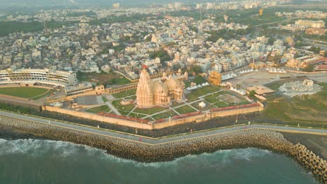 12 jyotirlingas in india, temples of lord shiva, indian temple architecture, somnath temple aerial view