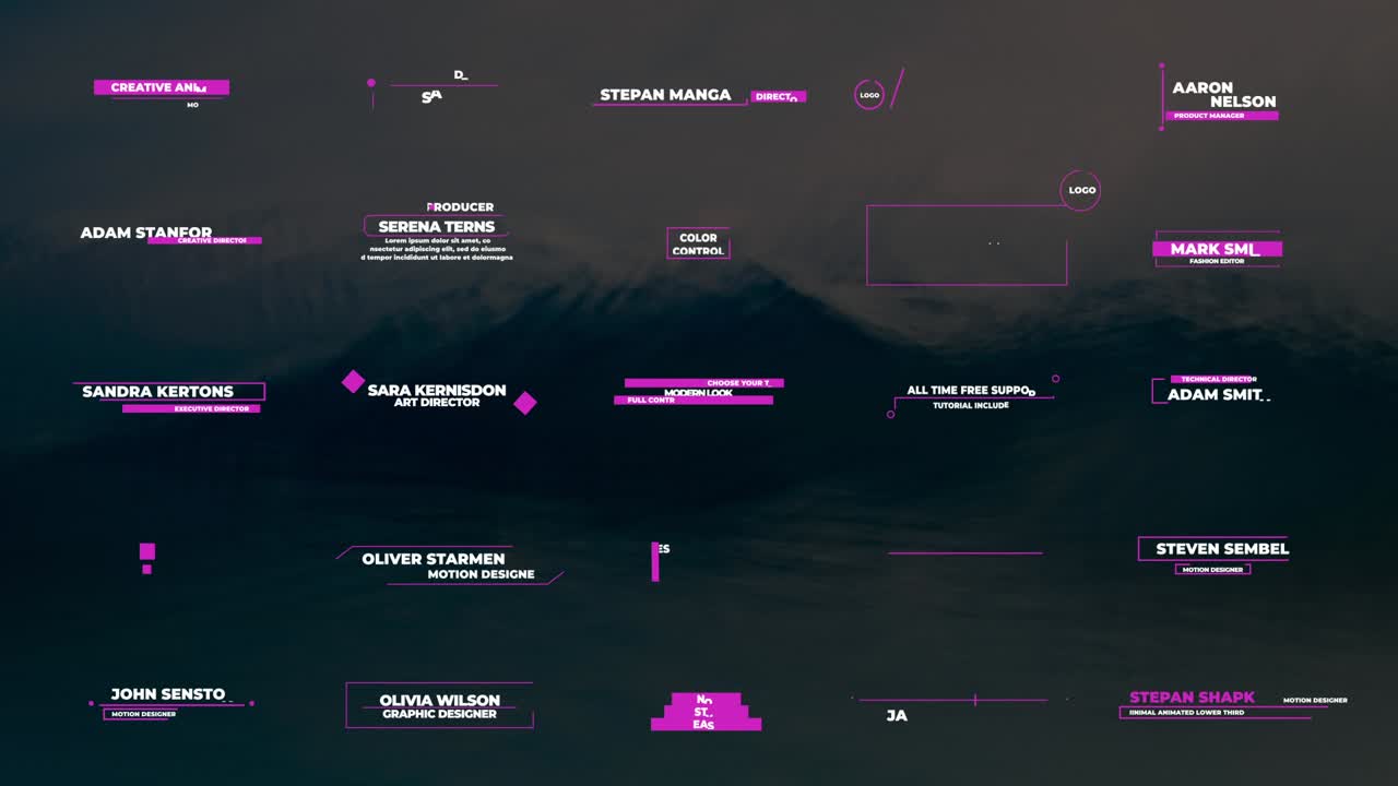 Animated Titles Pack