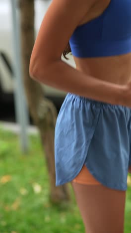 mujer corriendo