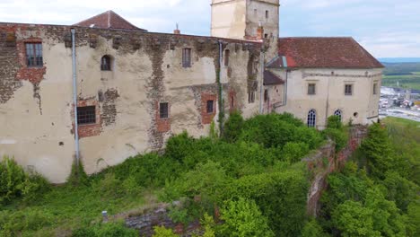 view of the old castle burg guessing in burgenland, austria