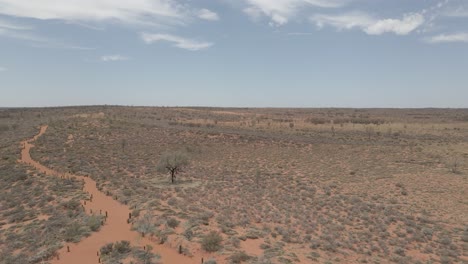 Aerial-View-Of-Uluru-Kata-Tjuta-National-Park-In-Summer