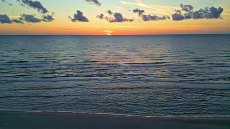 Dramatic-Scene-Of-A-Tranquil-Tropical-Seascape-At-Sunset