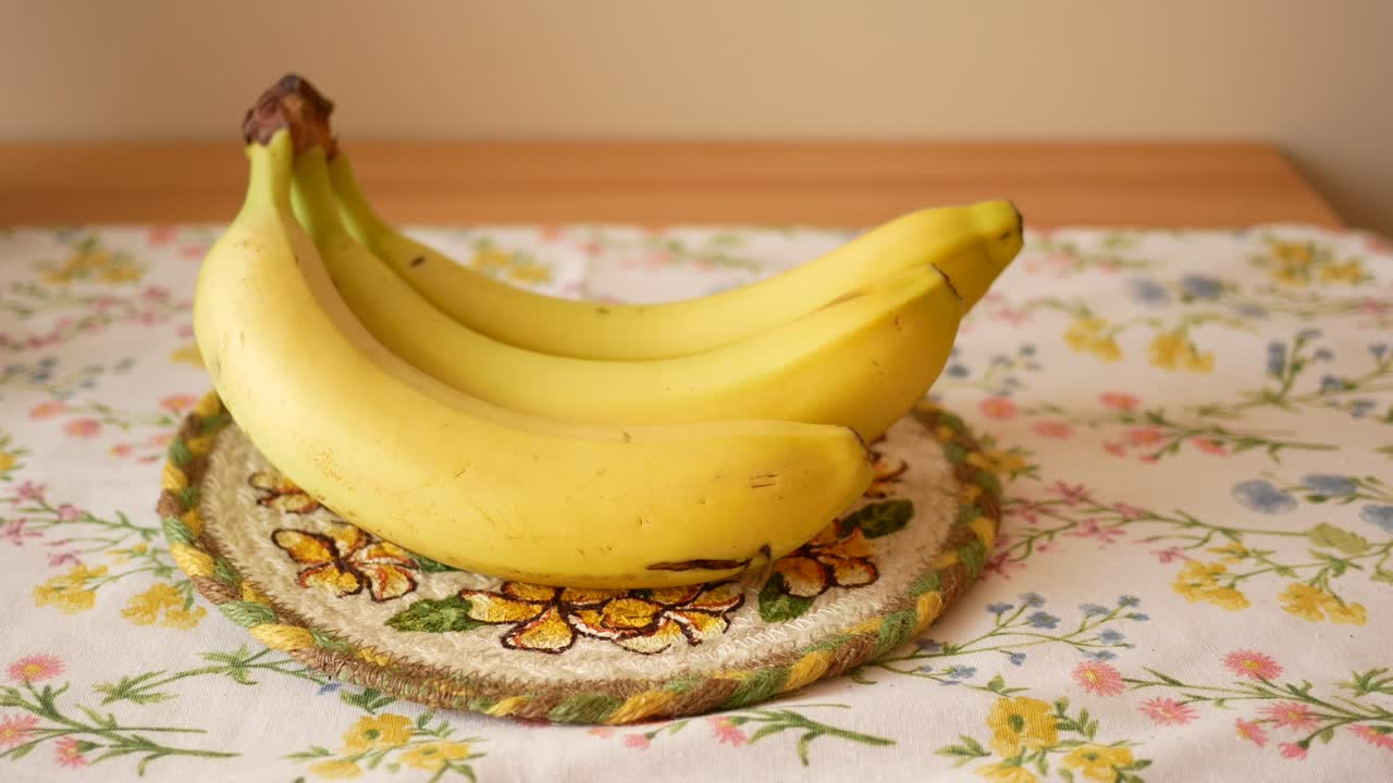 Bunch of Bananas on a Placemat