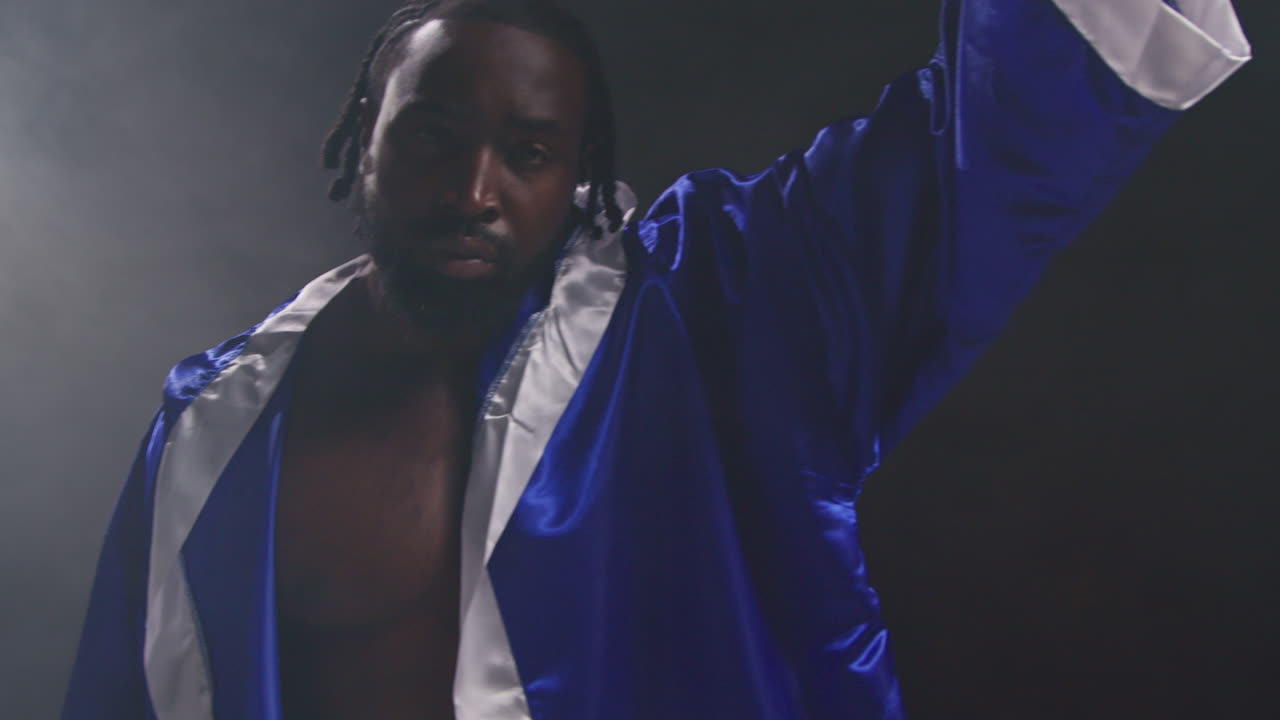 링에서 권투 훈련