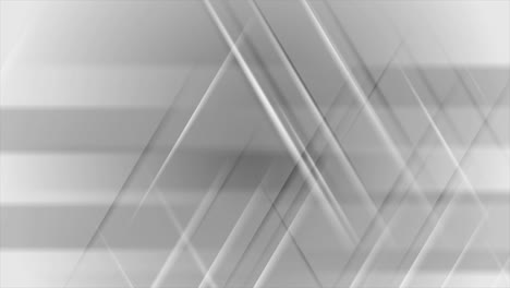 grey smooth and glossy lines abstract geometric motion background