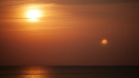 sunset timelapse in greece