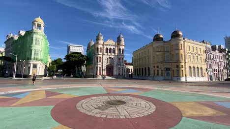 marco zero town square in recife downtown