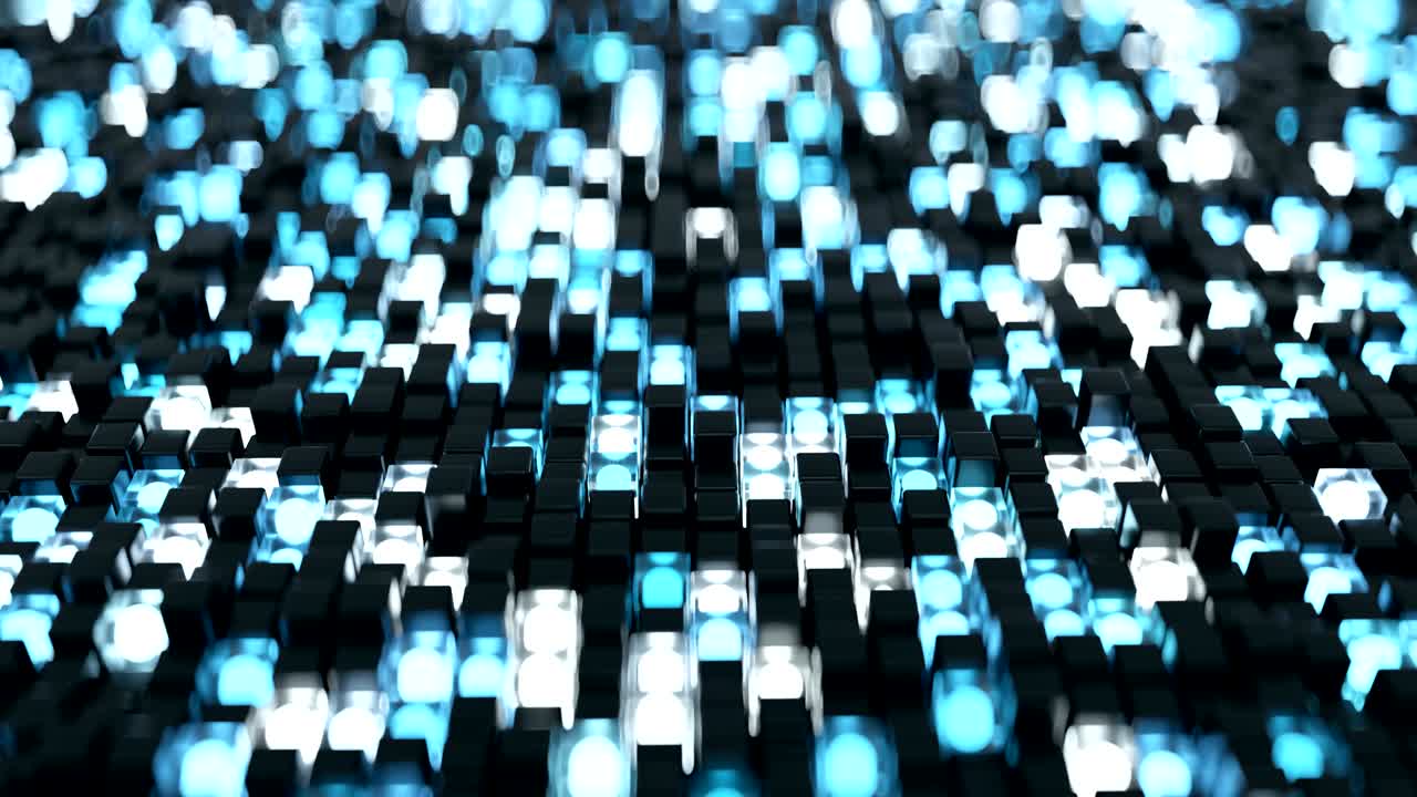 4K Data Processing Concept.