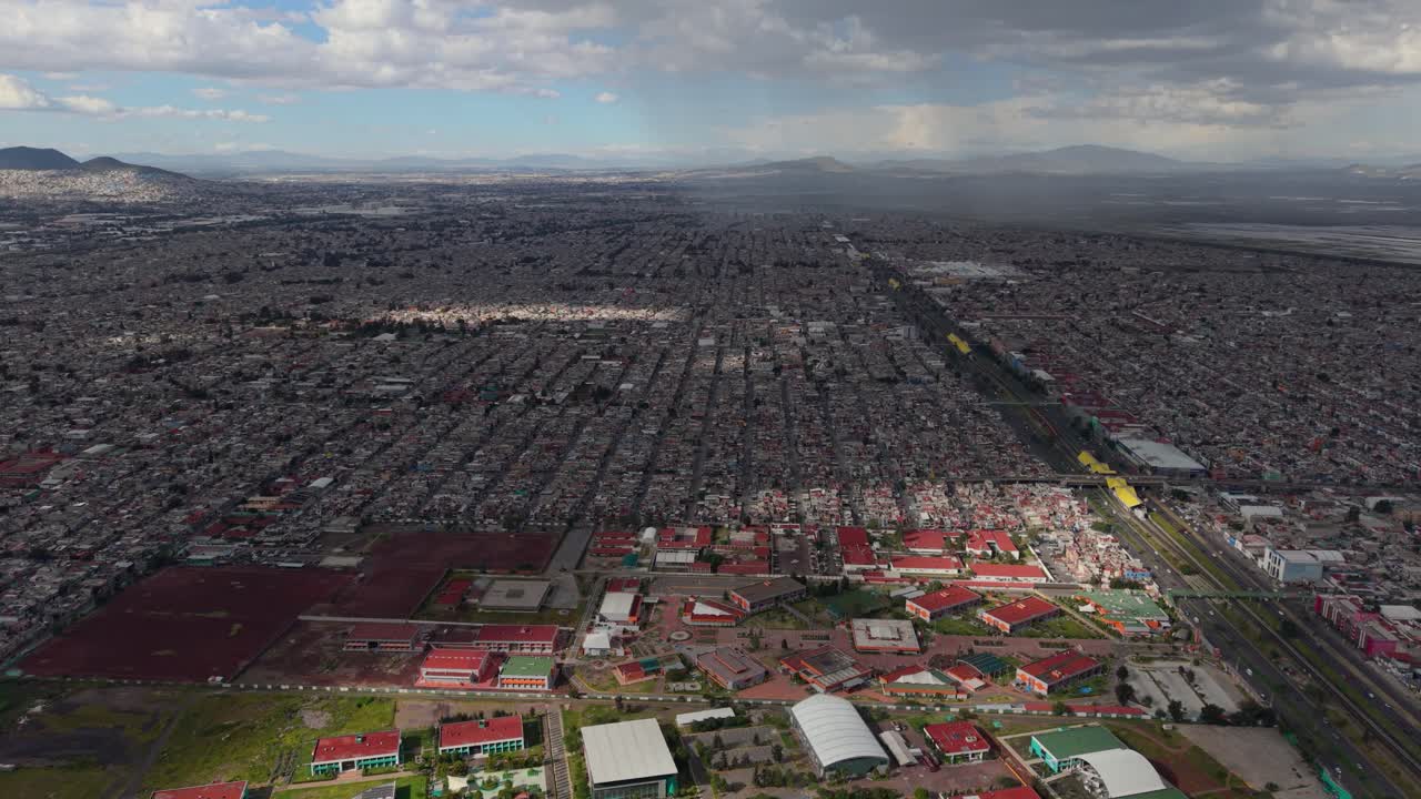 Densely populated municipality of Ecatepec, located on northern periphery of Mexico City