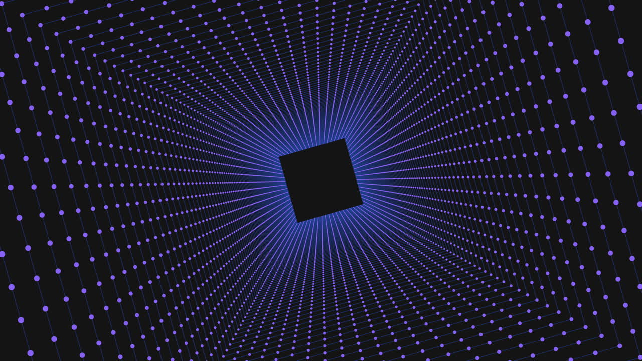 un cuadrado de color arco iris con un cuadrado en el medio