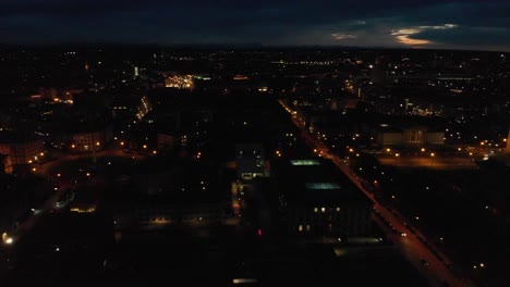 München-Stadt-Bei-Nacht-Von-Oben-Mit-Einer-Drohne-Dji-Mavic-Air-Bei-4k-30fps