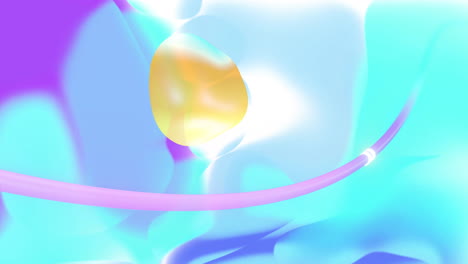 abstract animation with vibrant colors and fluid shapes