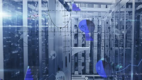 Animation-of-mathematical-equations-and-data-processing-over-server-room