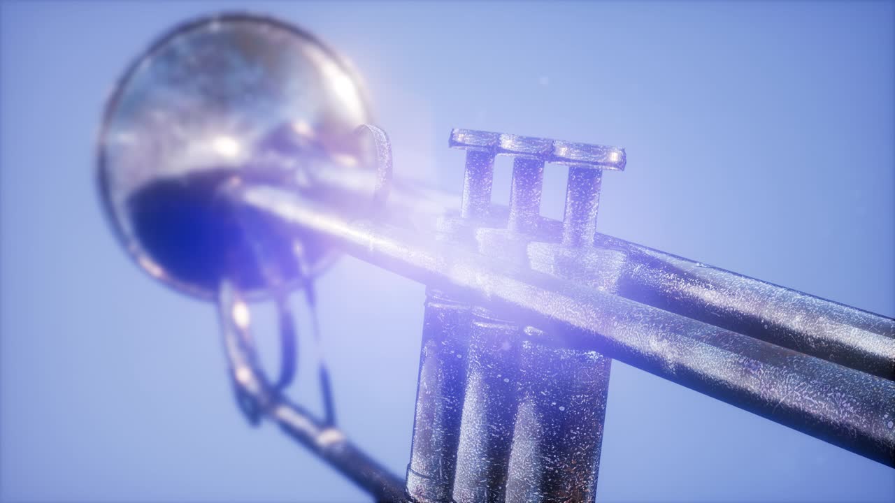 4k 슈퍼 슬로우 모션 청동 트럼 ⁇