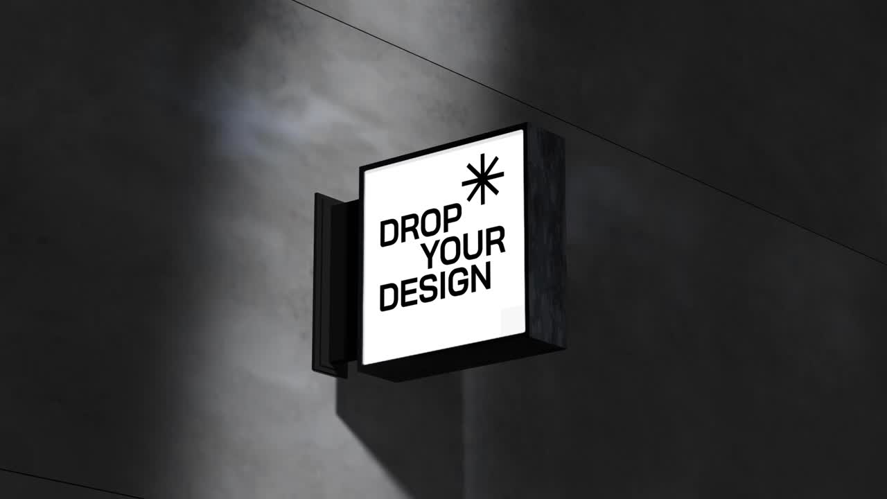 Mockup di cartello