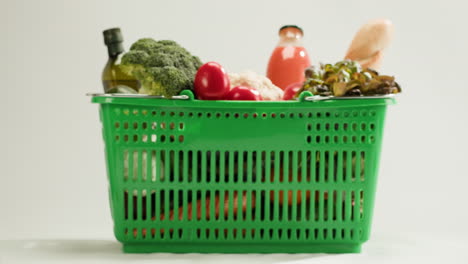 grocery shopping and mobile payment