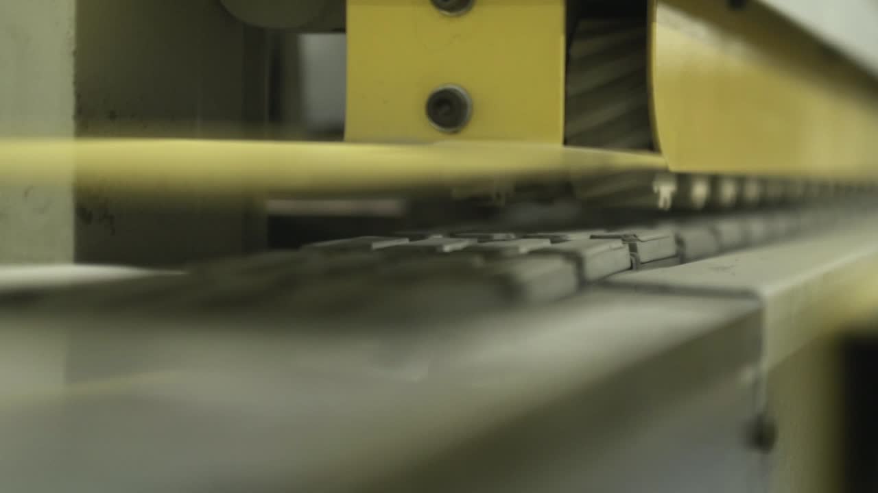 작동 중인 산업 기계