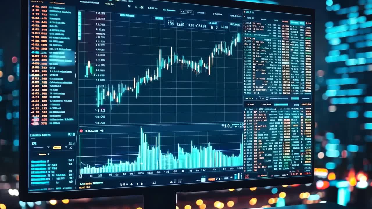 A computer monitor sitting on top of a desk next to a keyboard and mouse