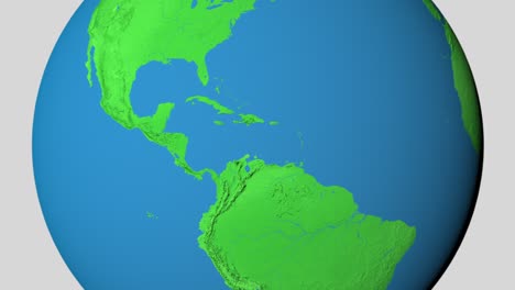 haz un zoom en el mapa 3d de haití