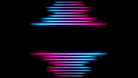 glowing neon laser stripes abstract video animation