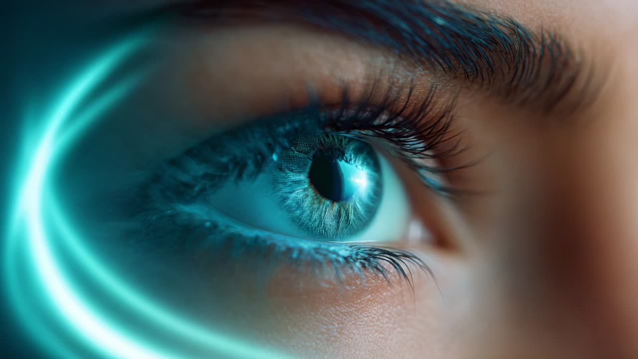 primer plano de un ojo humano