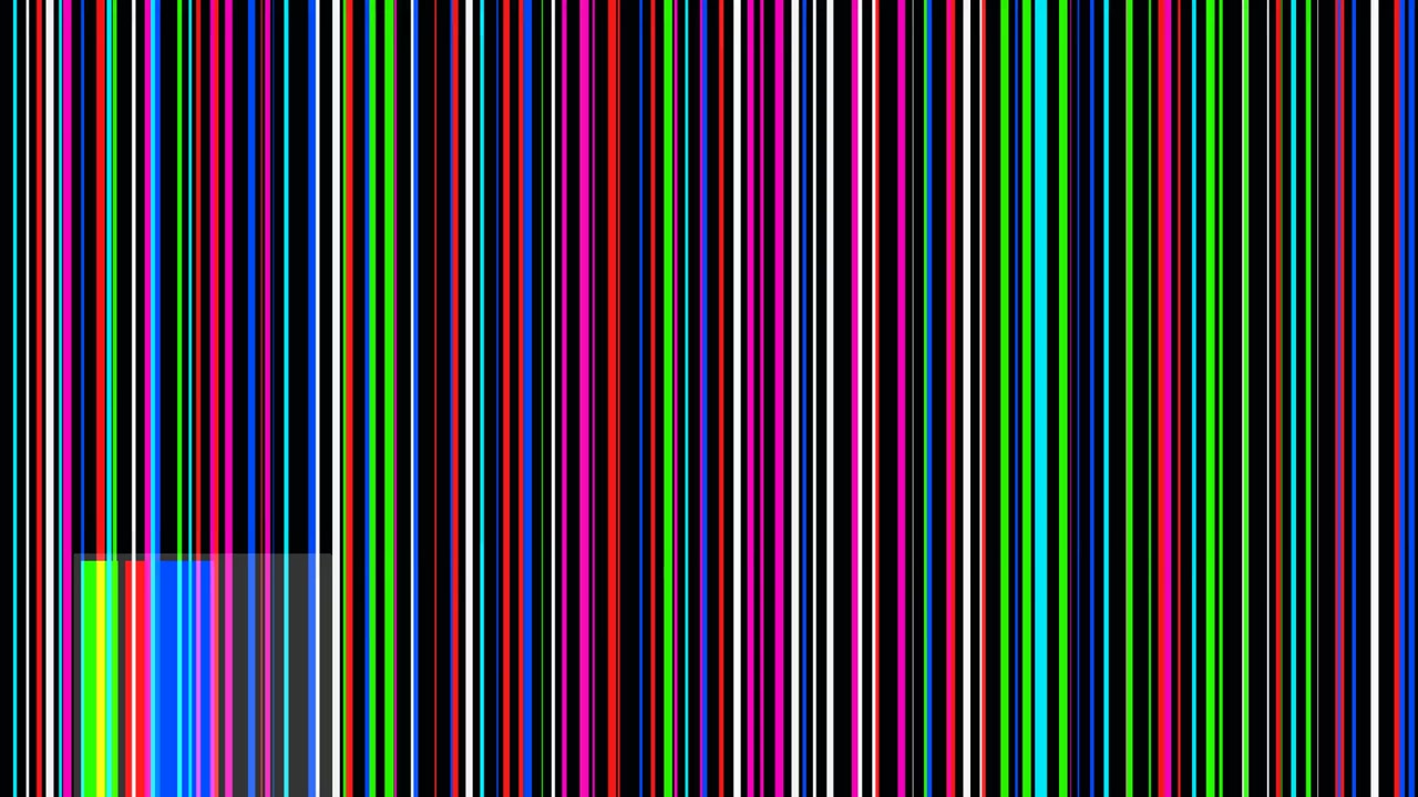 Abstract Digital Glitch Effect with Vertical Colorful Lines
