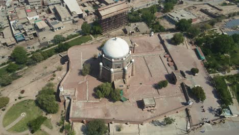 aerial view of multan city in punjab, pakistan