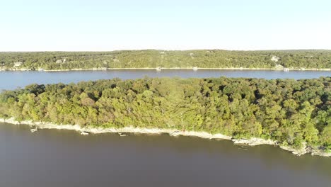 This-is-an-aerial-video-of-Bridgeport-Lake-in-Texas