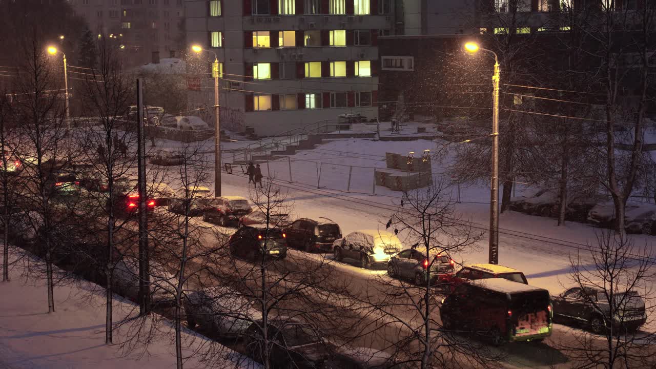 Premium stock video - Urban city streets of riga, latvia during winter ...