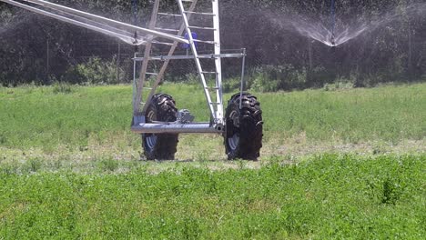 tecnología de riego agrícola de pivote automatizado hd 30fps