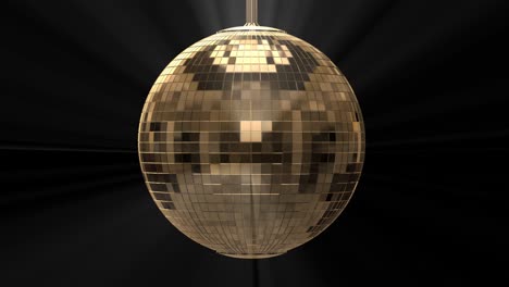 golden disco ball