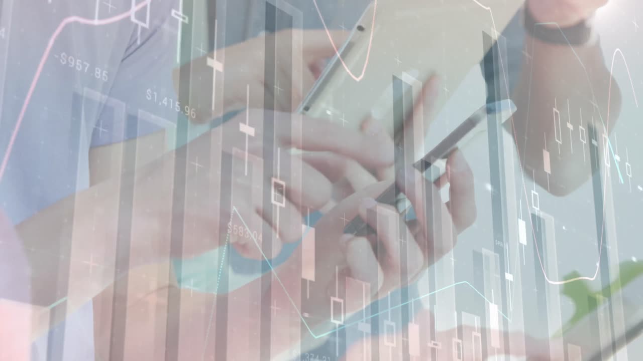 電子機器を使用する人々の中間層に対する統計データ処理