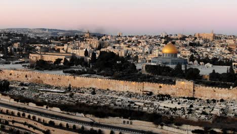 jerusalén israel drone tomas aéreas sunrise
