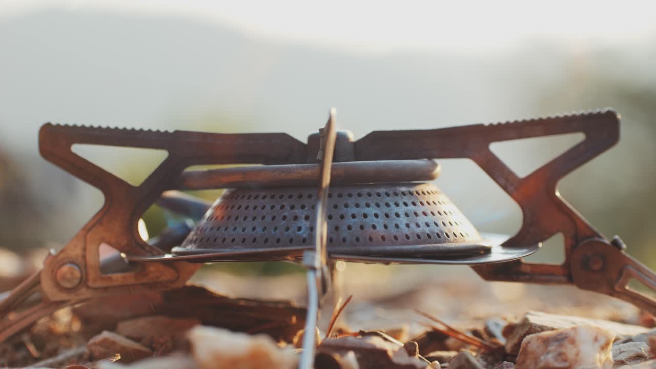 Camp Stove Cooking Outdoors