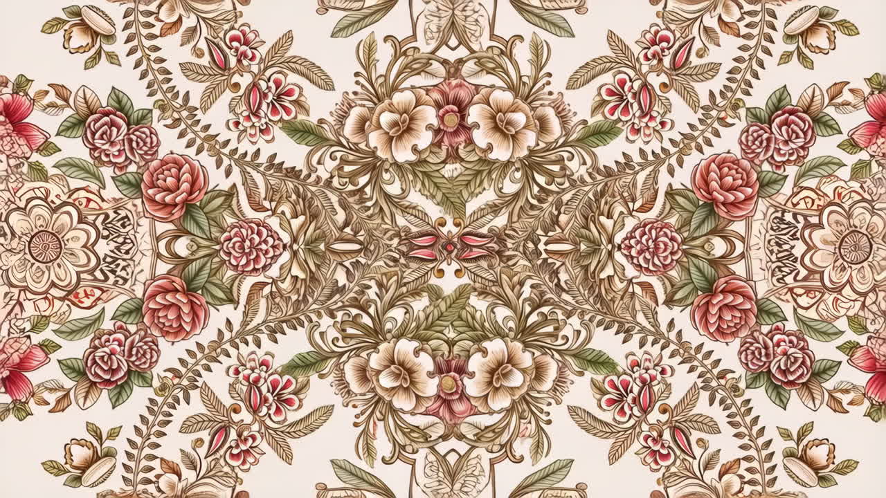 Vintage floral pattern