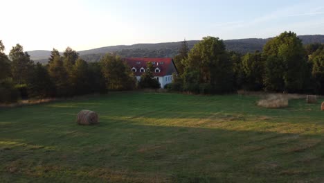 beautiful countryside during the sunset