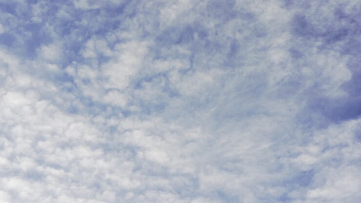 Fast clouds blue sky travel time flys