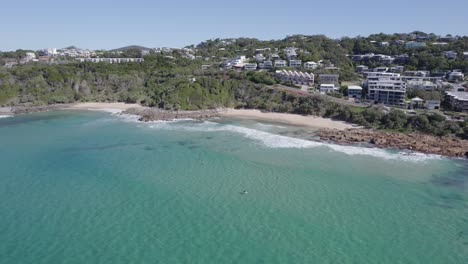 Coastal-Suburbs-At-The-Bays-Of-Coolum,-Yaroomba-In-Sunshine-Coast,-Queensland,-Australia