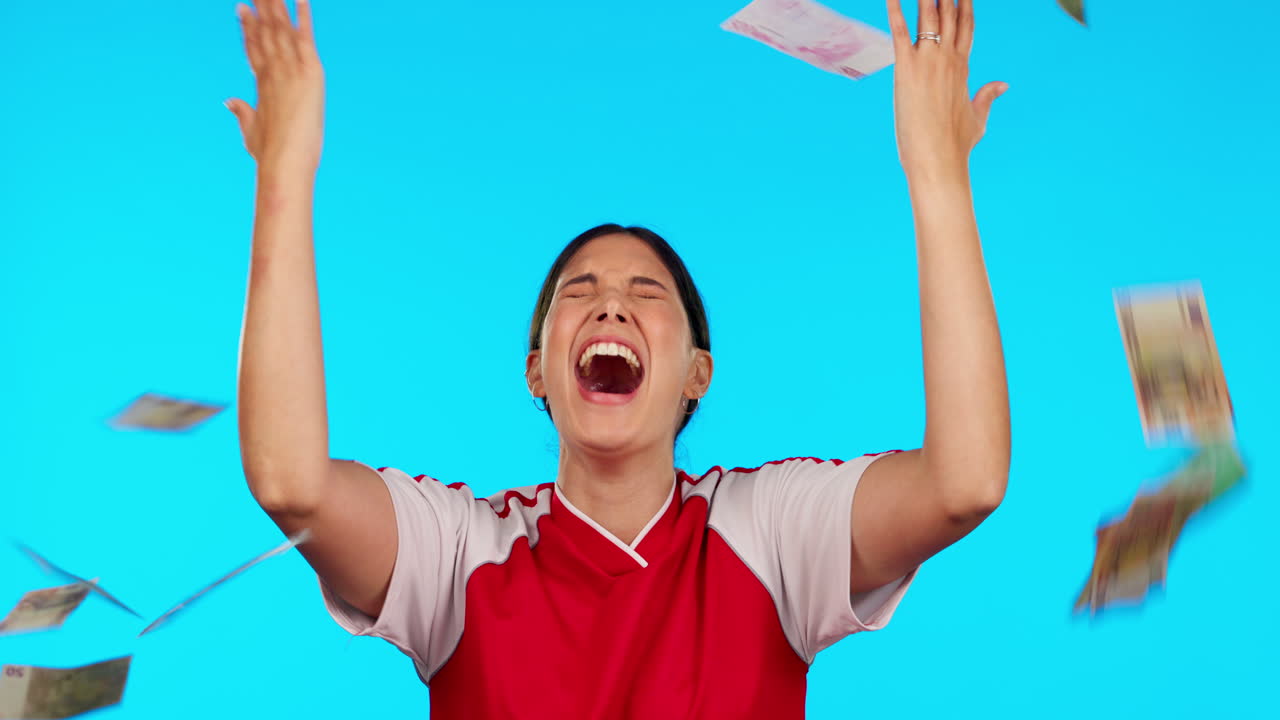 여자, 돈 비와 주먹으로 스포츠를위한 행복