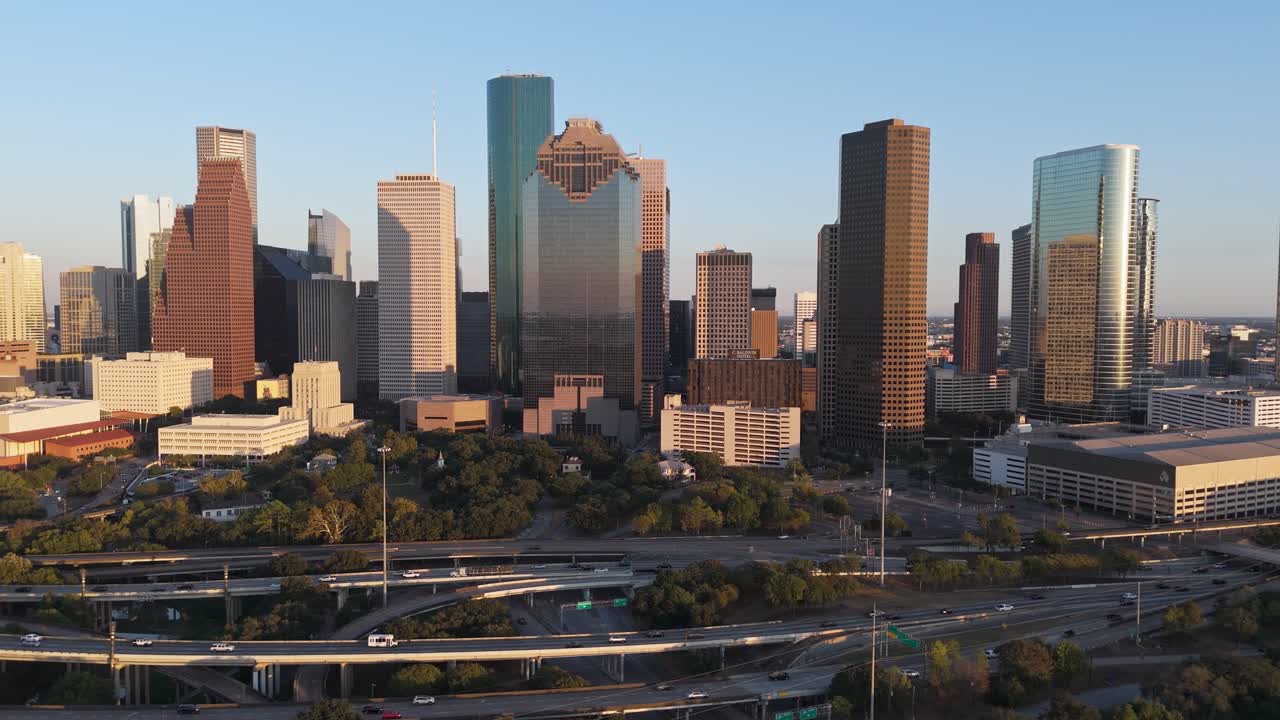 Houston, Texas, USA, ripresa aerea.