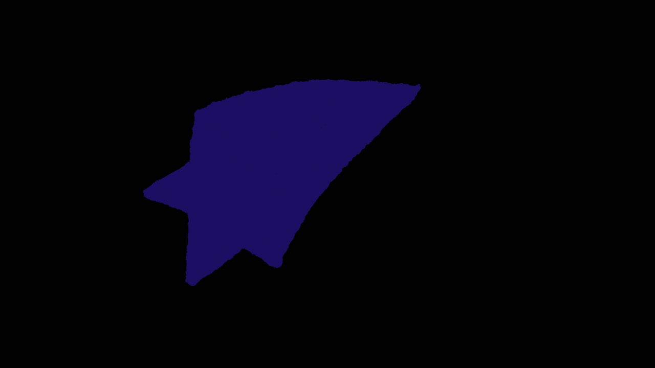 forma de estrella índigo abstracta