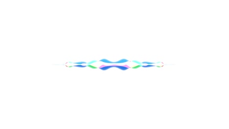 colorful waveform, imagination of voice record