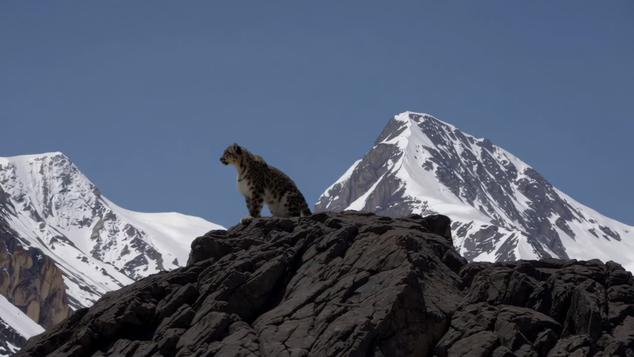 Snow Leopard in the Himalayas